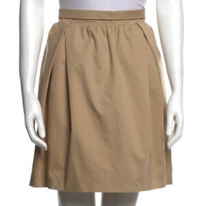 Carven Pleated Accents Mini Skirt Size: L | US10, FR42